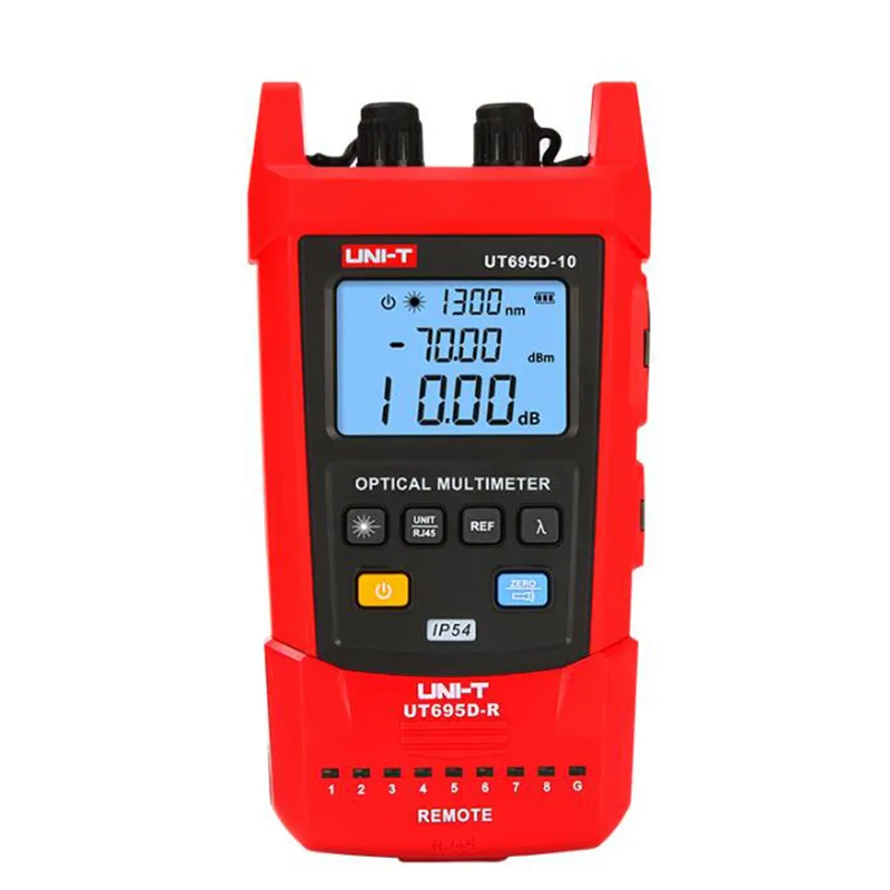 

UNI-T UT695D-10 Optical Multimeter Wavelength Range:800nm-1700nm,Use For Optical Cable Construction and Maintenance Etc.