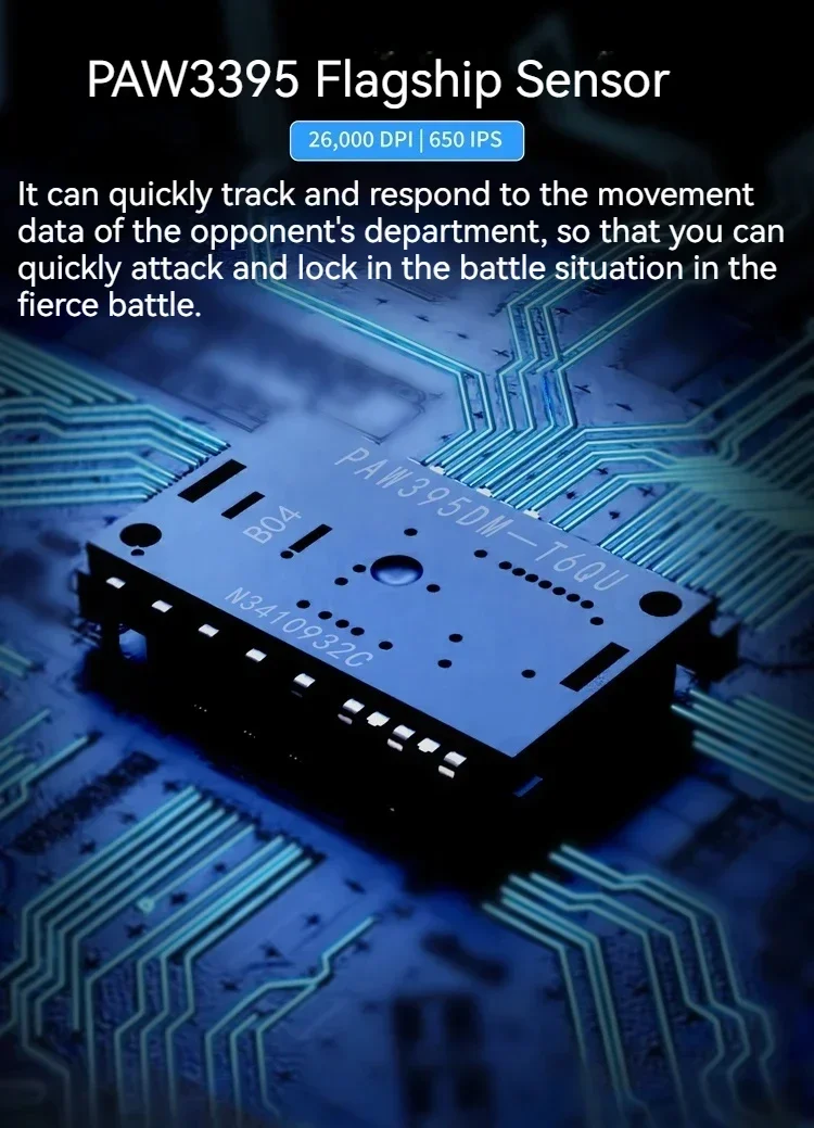 Оригинальная беспроводная мышь Zaopin Z2 3 режима Bluetooth Paw3395 эргономичная легкая для