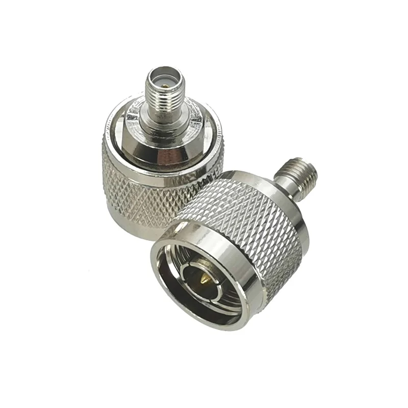 

1Pcs SMA Female Jack to N Male Plug RF Adapter Connector Coaxial High Quanlity 50ohm Nickel plated