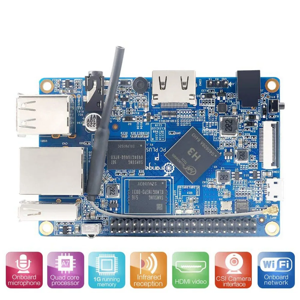 Pc Plus AllWinner H3 Run Android Debian поддерживает Linux E Mini (PC Plus)