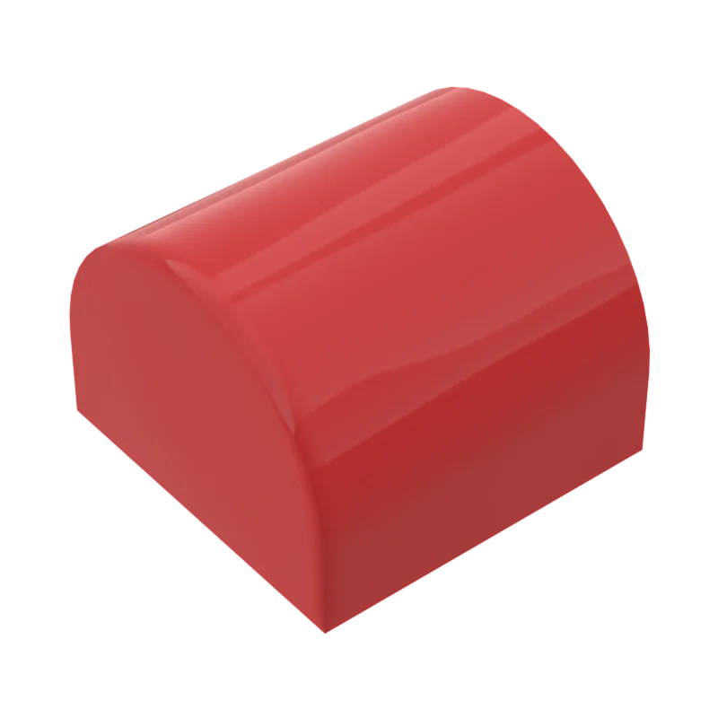 10 шт. MOC части 49307 изогнутый кирпич 1x1x2/3 двойной Топ строительный блок частицы DIY
