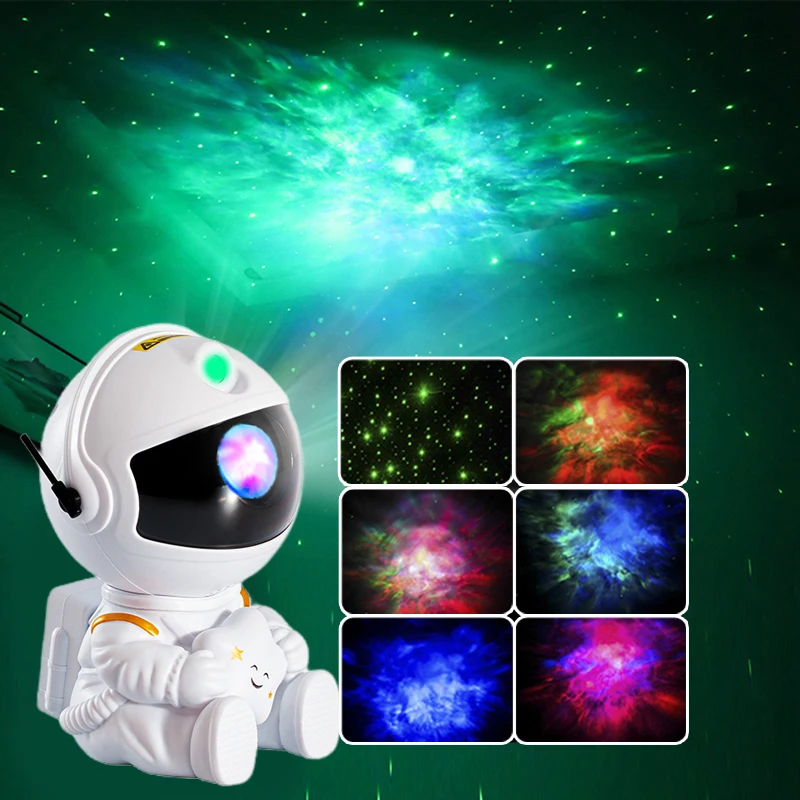 

Sky Projector Lamp Sit Astronaut Star Light Sky Galaxy Stars Spaceman Bedroom Decorative Decor Atmosphere Projection Lights Gift