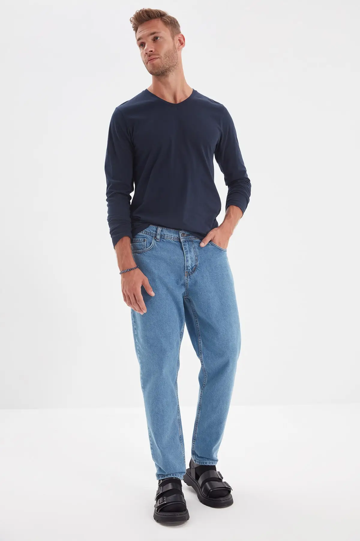 Trendyol Men 'S Relax Fit Jeans TMNAW22JE0033