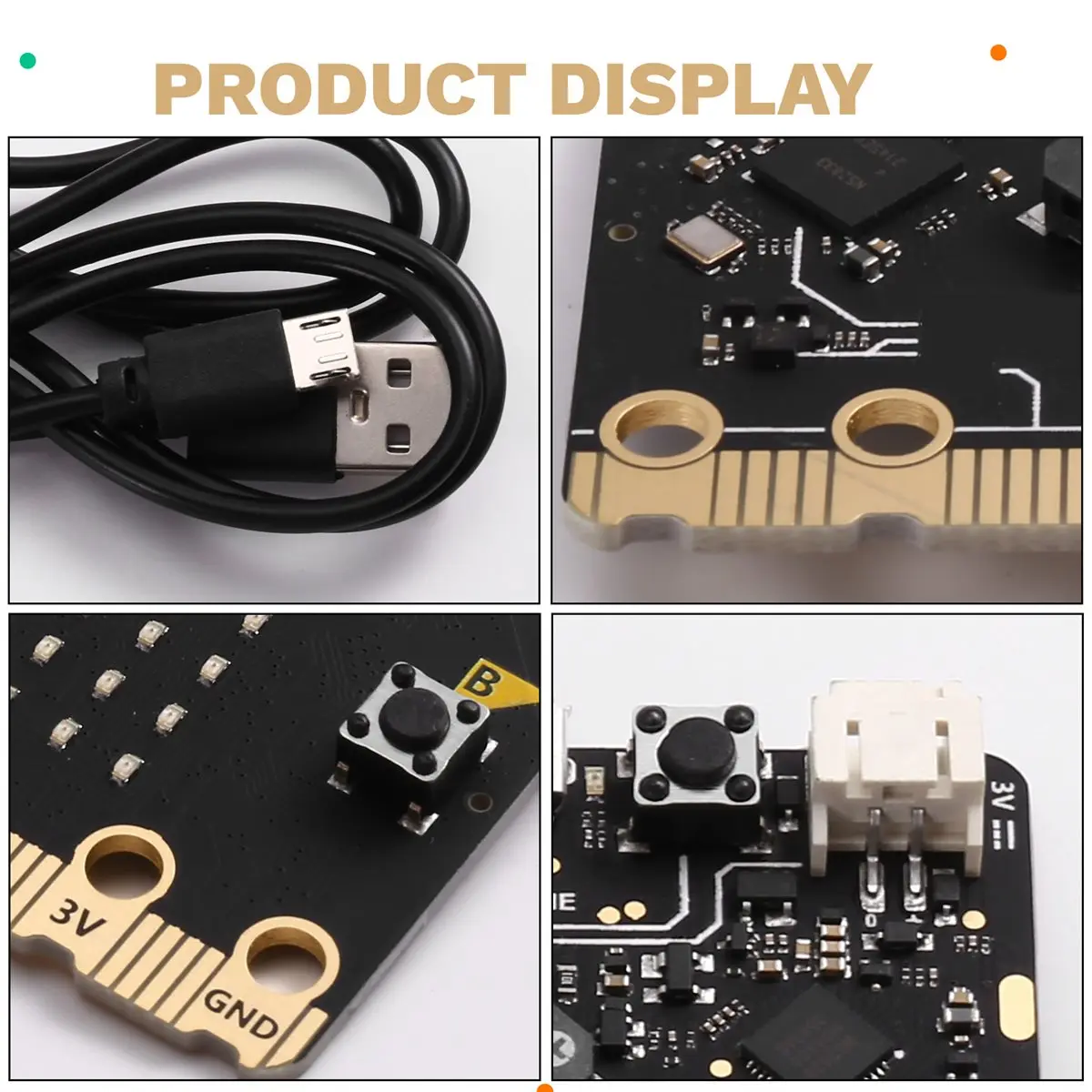 Фото Набор материнских плат Dynamic BBC Micro:bit V2.2: Введение в графическое программирование на Python для начальной и средней школы №1