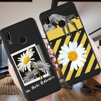 fashion smile daisy flower phone case for huawei p50 p40 p30 p20 p10 p8 lite 2017 mate 30 20 10 lite pro phone case cover shell