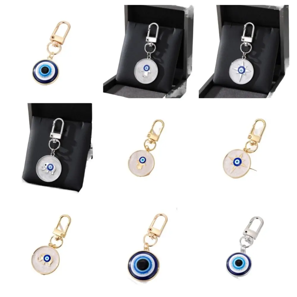 Брелок из мультяшной смолы со звездой и демоническим глазом капающий масло сплав