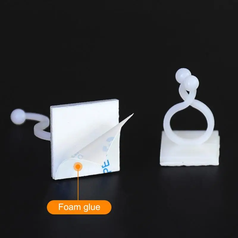 50/100 шт. невидимые настенные зажимы для растений