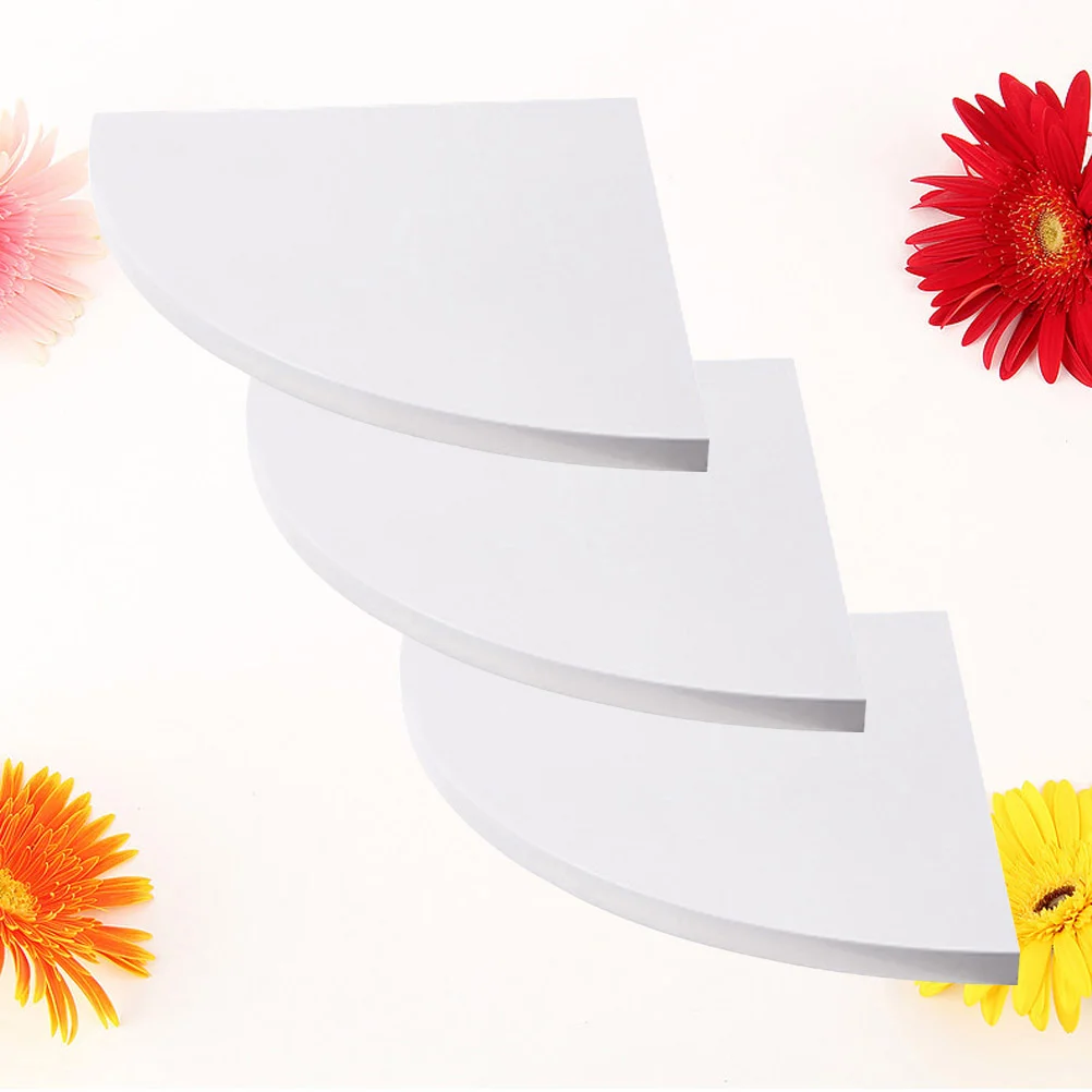 

Corner Shelf Shelves Wall Floating Rack Holder Picture Ledge Modern White Mount Bookshelf Display Organizer