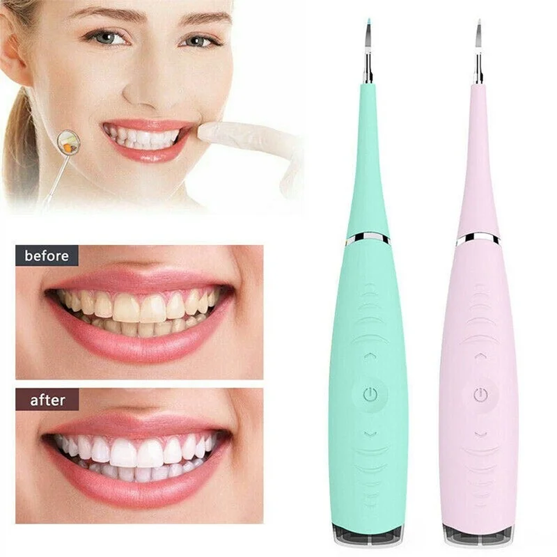 

Sdatter Portable Electric Sonic Dental Scaler Tooth Calculus Remover Tooth Stains Tartar Tool Dentist Whiten Teeth Health Hygien