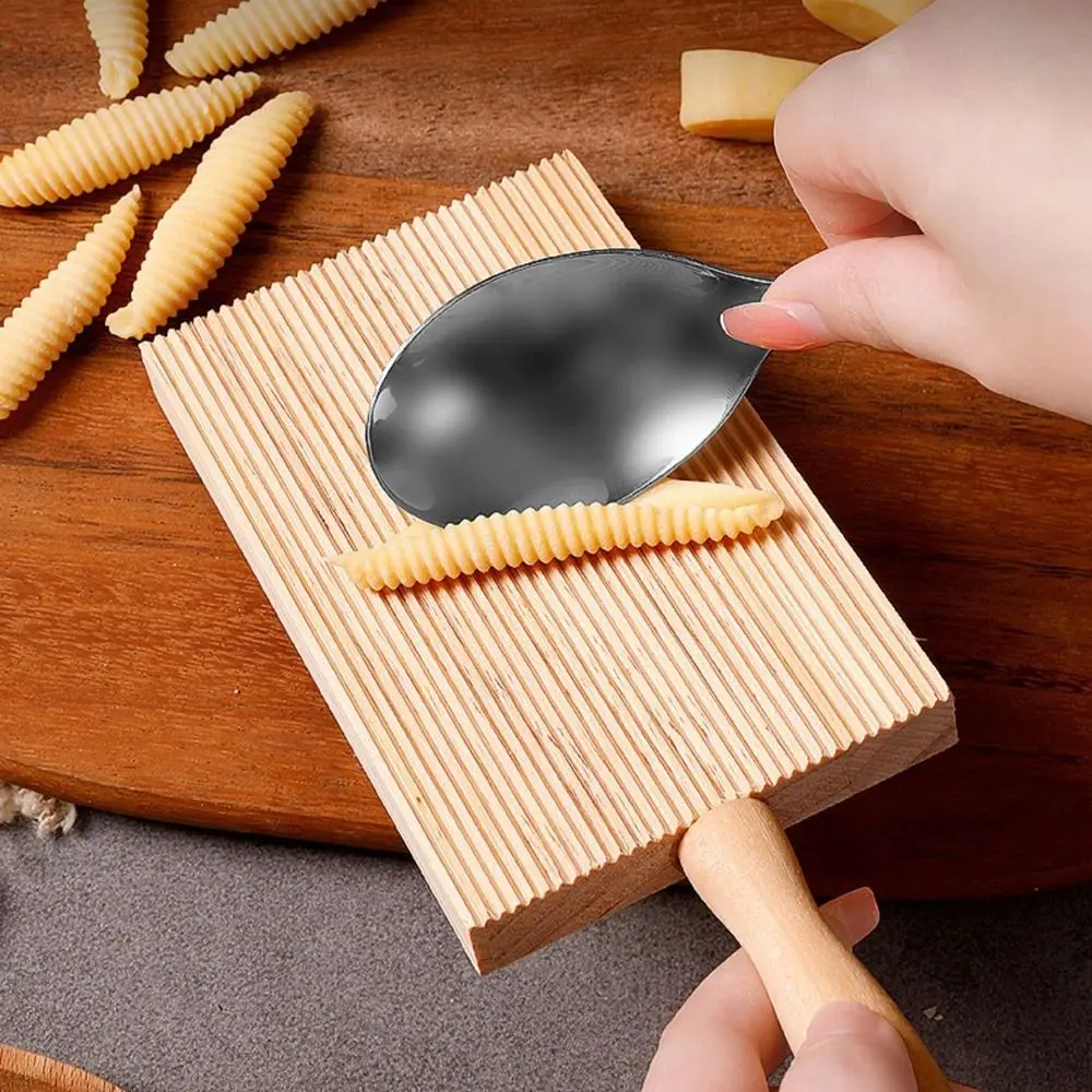 Фото DIY Кухня Спагетти Garganelli Тесто Масло Лопатка Инструмент Gnocchi Доска Макаронный Сервер №1