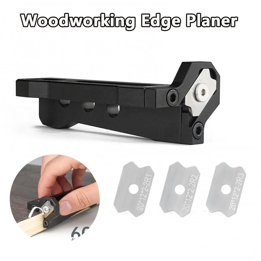 

Aluminum Alloy Woodworking Arc Trimmer Blade Edge Corner Planer Planer Wood Chamfering Fillet Scraper Board Deburring Tool