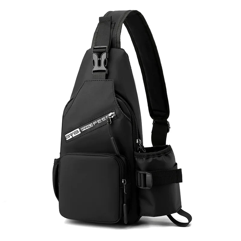 Fashion Casual Men Mini Backpack Usb Port Small Sports Backbag Sling Chest Bag Male Bagpack Male Multifunctional Crossbody Bag