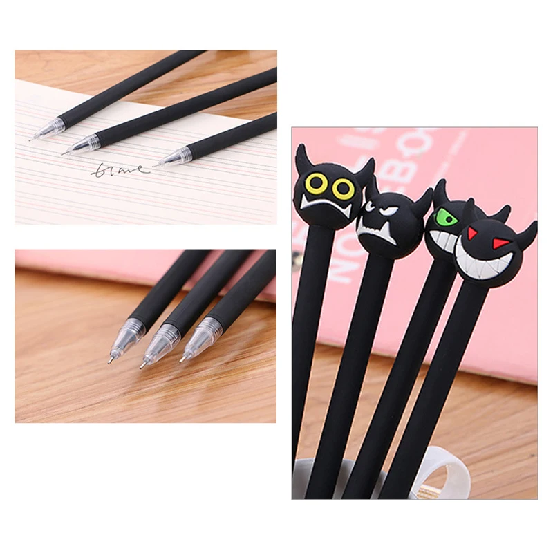 

Creative Cartoon Cute Bull Head Gel Pen Kawaii Student Stationery School Office Supplies Accessories Writing Pen Signature Pen