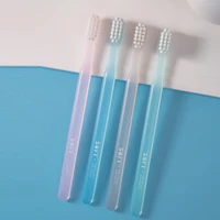 2pcs ultra fine bamboo charcoal toothbrushes set adult reusable soft bristles anti skid couple toothbrush men women high density