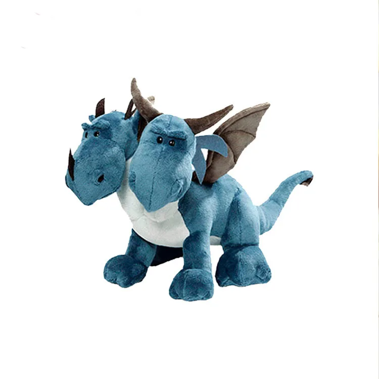 

35CM Dinosaur Plush Toys Double-headed Animals Stuffed Dolls Cartonn Anime Two head Dragon For Children Kids Boys Gift