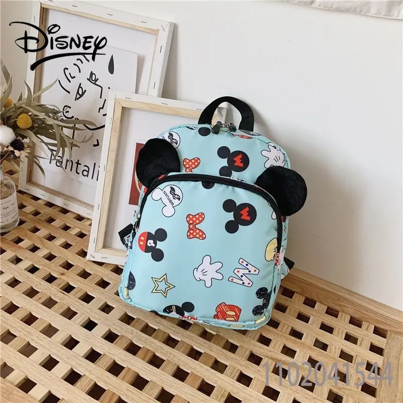Disney Minnie Mouse Backpack for Girl Kids Children's School Bag for Kindergarten Students Toddler Mini Backpacks Mickey Infant