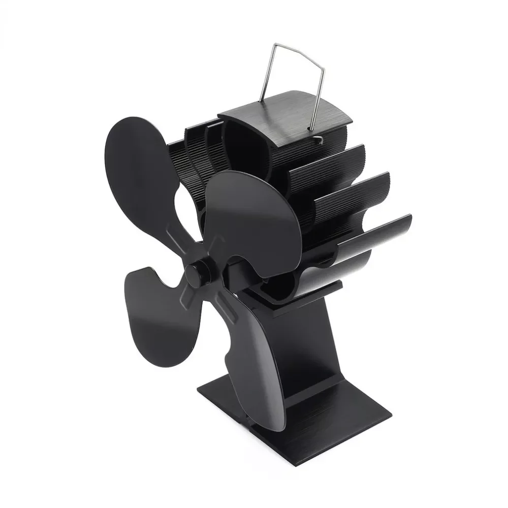 

Heat Powered Stove Fan for Wood / Log Burner/Fireplace Quiet Environmental Fan Heater Tool Efficient Heat Distribution