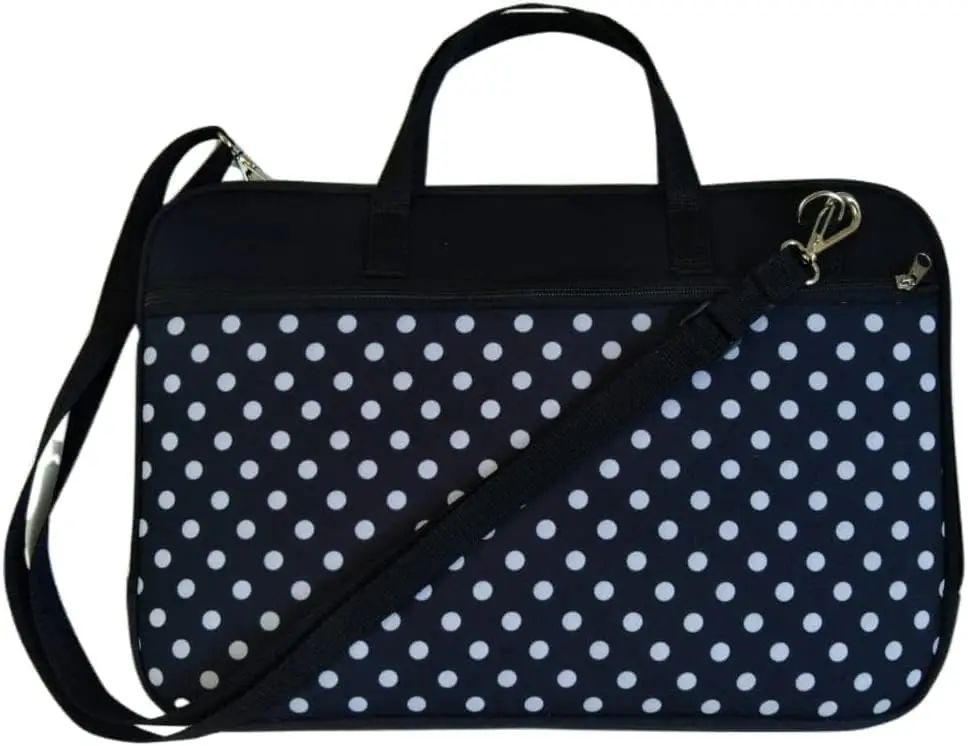 

"Ana Poá - Elegante e Prática Bolsa de Notebook 15 6 Polegadas Transversal com Bolso Frontal".