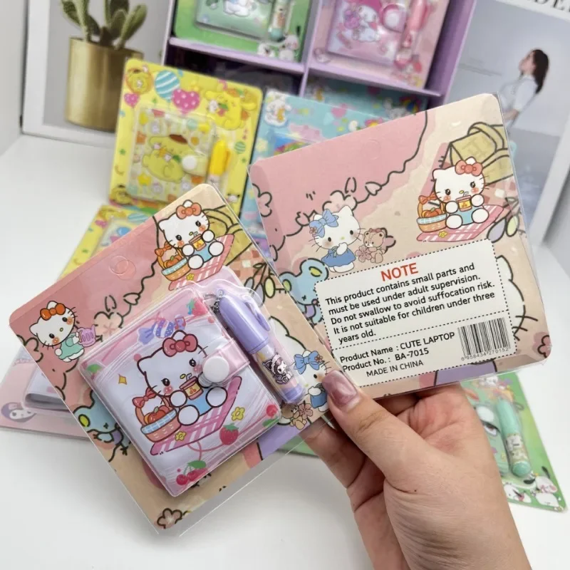Милый блокнот Sanrio Kuromi аниме мультфильм Cinnamoroll My Melody Kawaii детские канцелярские