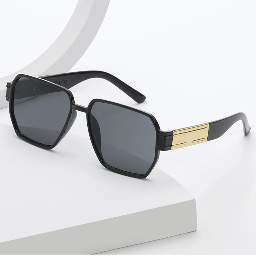 Новинка женские солнцезащитные очки большие модные для улицы мужские уличные