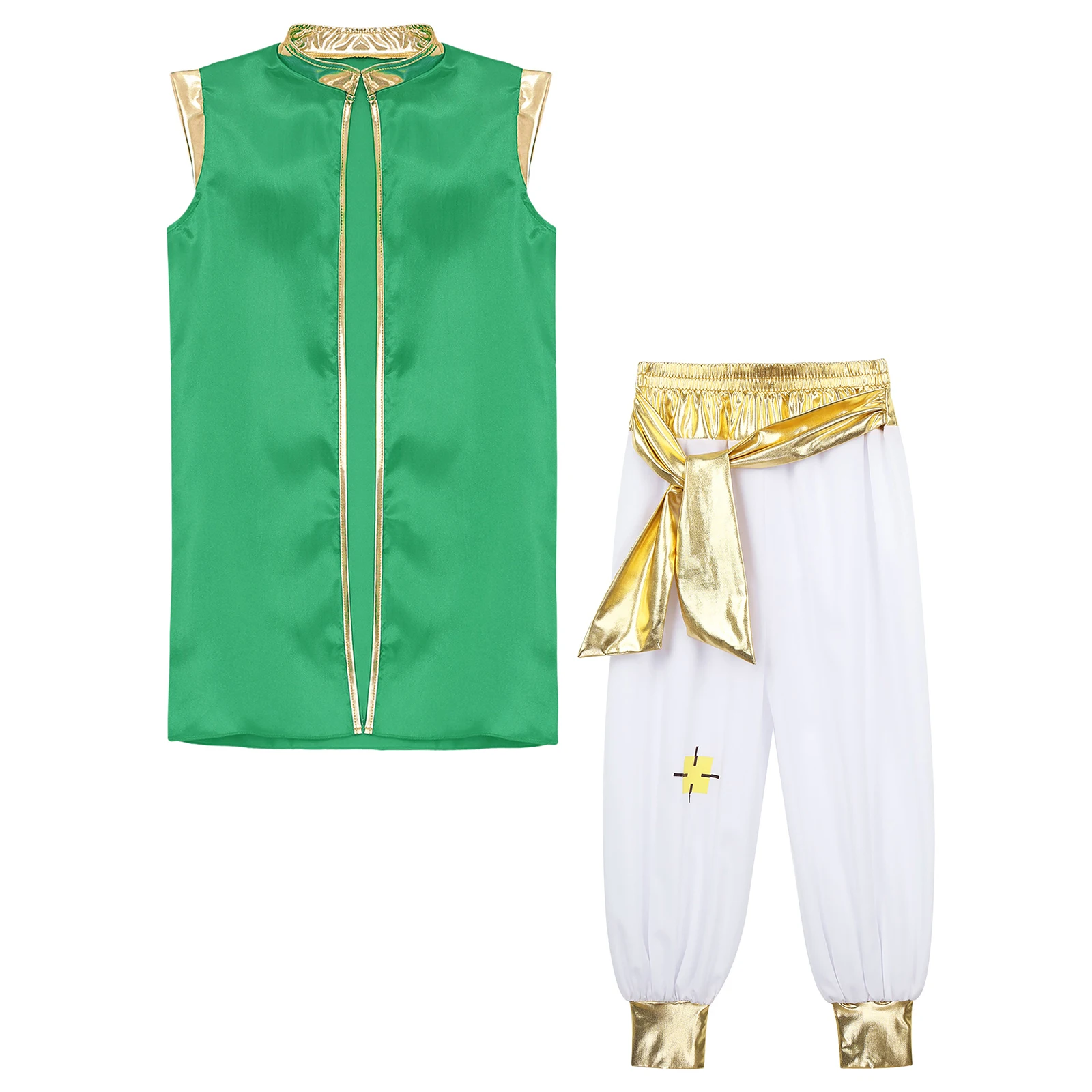 Детский костюм для Хэллоуина мальчиков карнавальный с жабой арабский принц