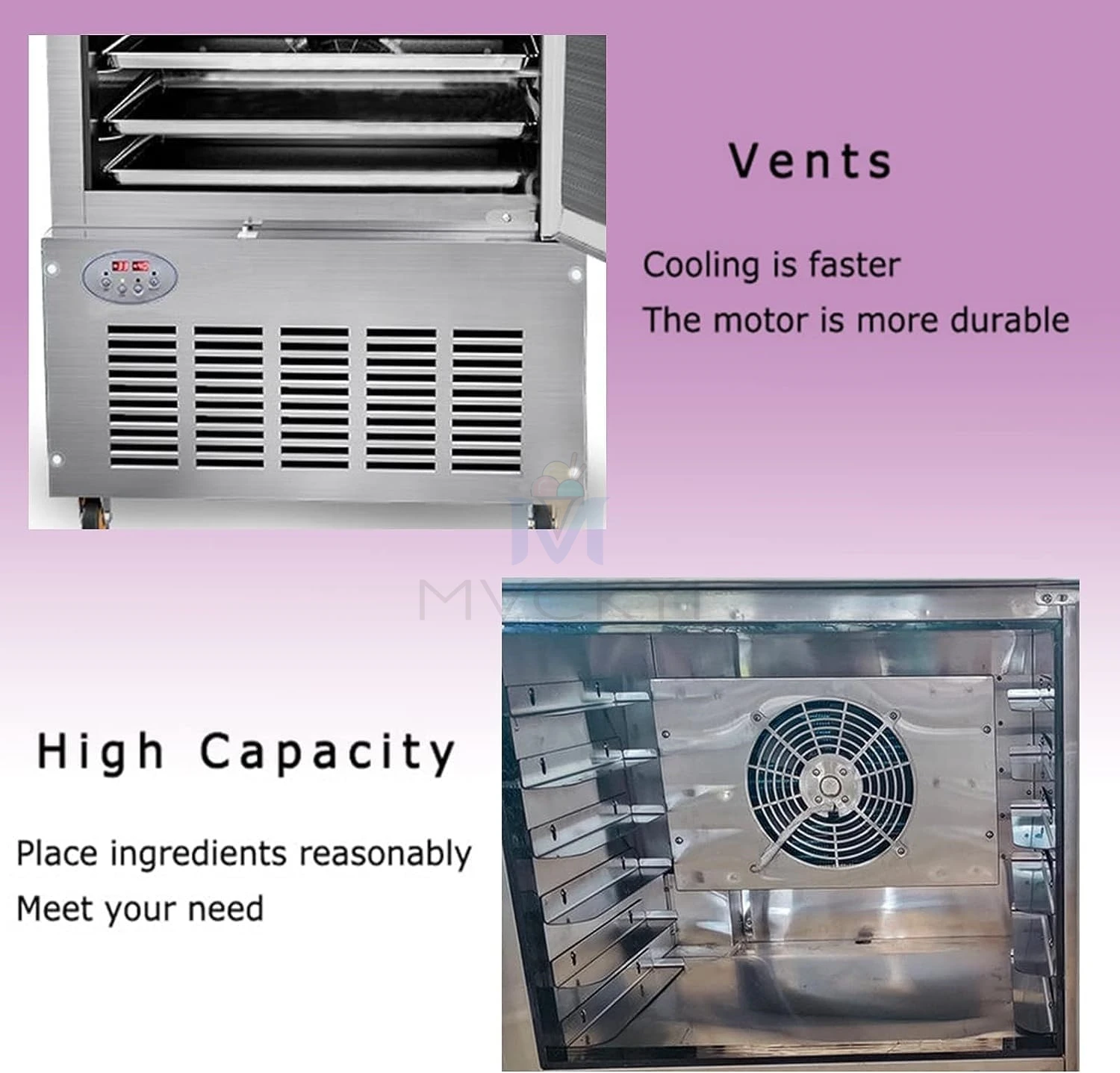 Быстрая морозильная камера Mvckyi промышленный замороженный мороженое из