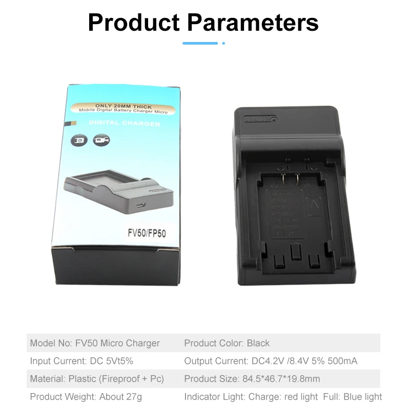 Фото NP-FH50 NP FH70 FH90 FH100, зарядное устройство USB для аккумуляторов, аксессуары для видеокамер Sony A230, A290, A330, A380, A390, HX1, HX100, HX100V, HX200V... №5