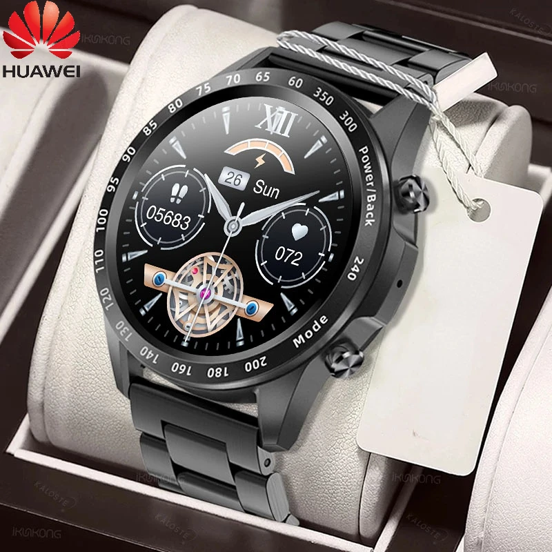 

Смарт-часы Huawei мужские с сенсорным экраном и поддержкой Bluetooth