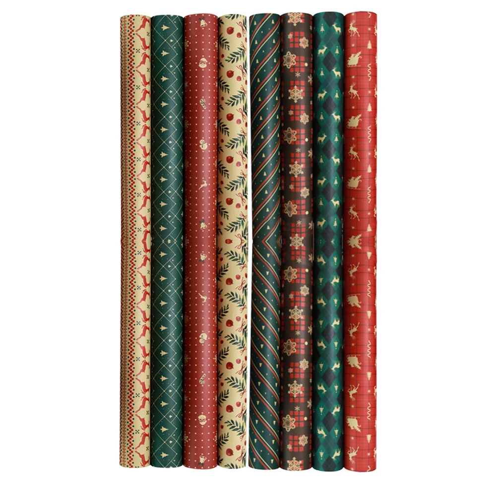 

Paper Wrapping Gift Packaging Christmas Diy Supplies Wrapper Flower Packing Sheets Birthday Box Kraft Presentbouquet Florist