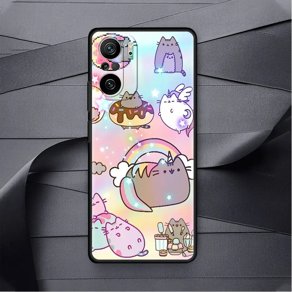 Чехол для Xiaomi Redmi Note 11 10 9 Pro K40 10S 9S 9A 9C чехол телефона 9T 8 8T 7 11T милый мультяшный Кот с