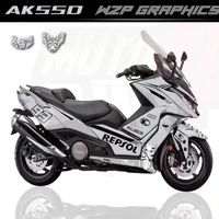 motorcycle decals decoration fuel tank body protection sticker for kymco ak550 ak 550