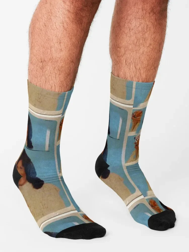 Лоретта Линн Страна C &amp W Дочь угольного шахтера Хиллбилли поп-арт Носки для