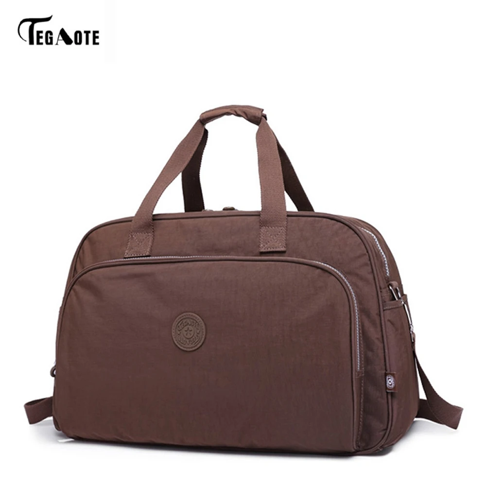 TEGAOTE luggage bag for Women Outdoor activity Travel Nylon Waterproof Fashion Large Capacity Men Trip laptop bag hand Unisex