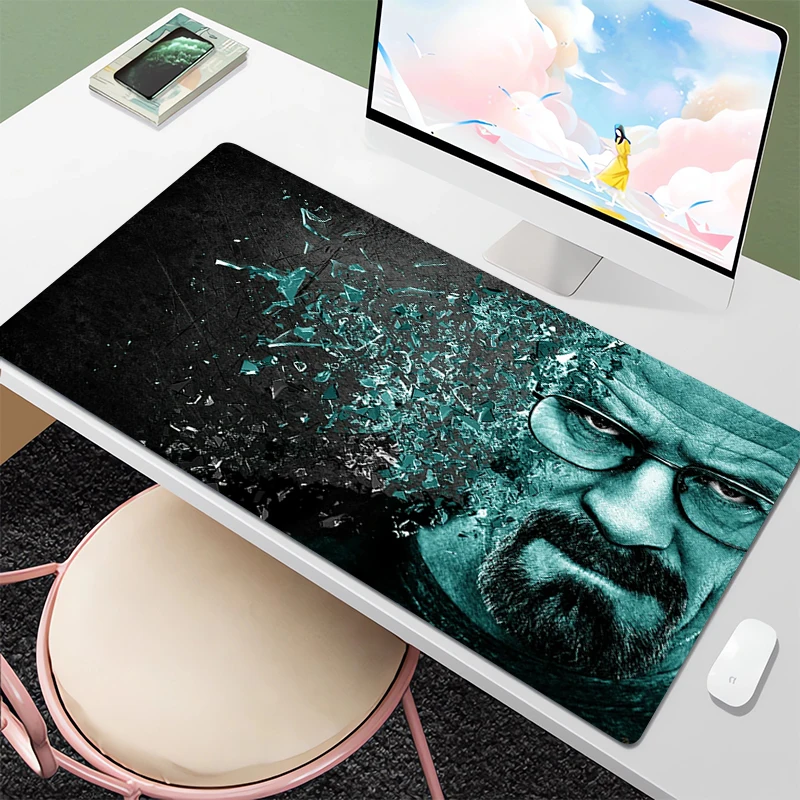 

Breaking Bad Mouse Pad Anime Accessories Gamer Pc Table Cushion Computer Desks Cute Deskmat Mousepad Xxl Keyboard Mat Cabinet