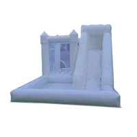 YLWCNN Kids House Inflatable Bouncer Toys Slide Castle Outdoor Indoor Jumping Trampoline Bed Party Toys PVC Material Air Blower