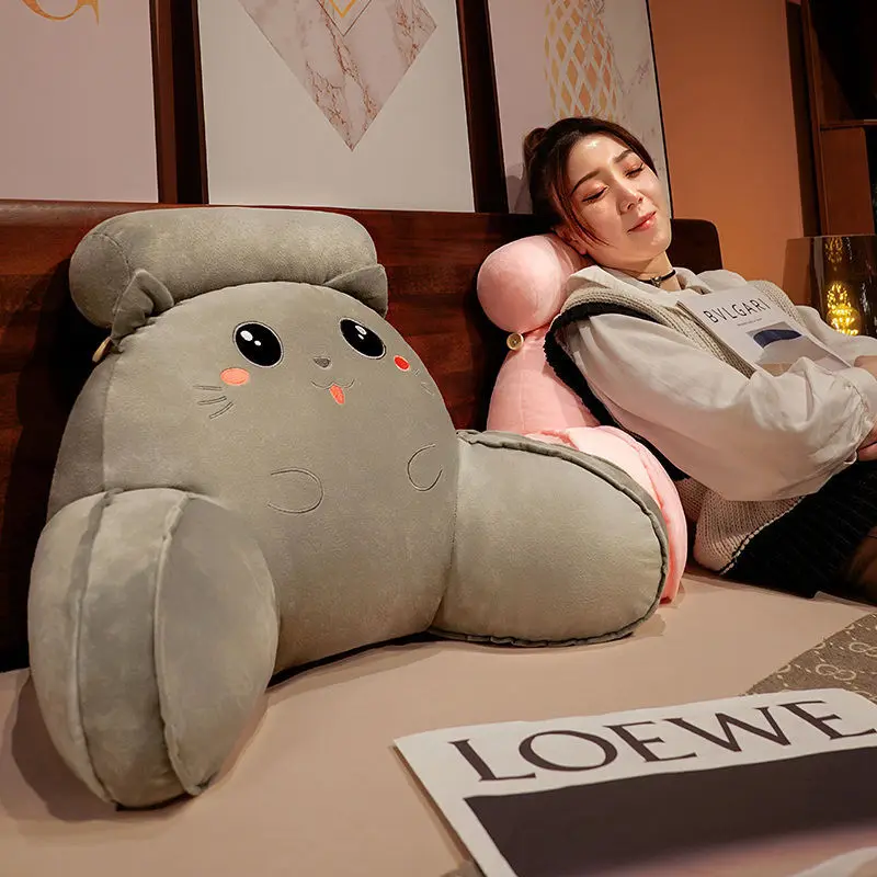 

Треугольная подушка для чтения, мягкая большая прикроватная, для спальни, кровати, офиса, дивана, диванная подушка