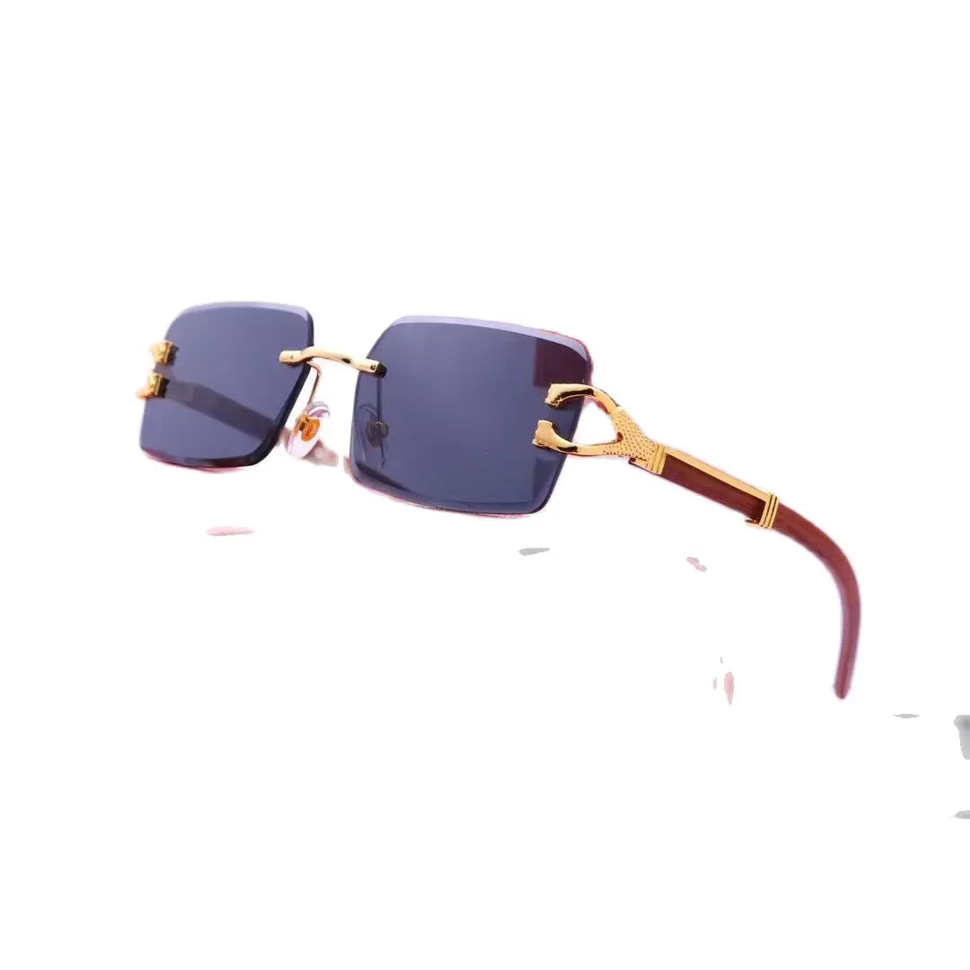 

DIKELANG Fashion Men Luxury Sunglass Small Frame Great Quality Jewelry Sun Glasses Gafas Metal Legs Driving Trendy Gifts UV400