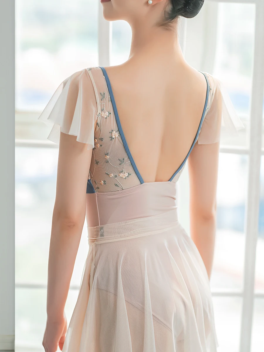 Балетные трико для женщин женская одежда с рукавом лотоса балетные костюмы