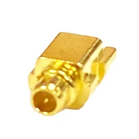 1pc mmcx male plug rf coax connector pcb mount straight goldplated 3 pin new wholesale