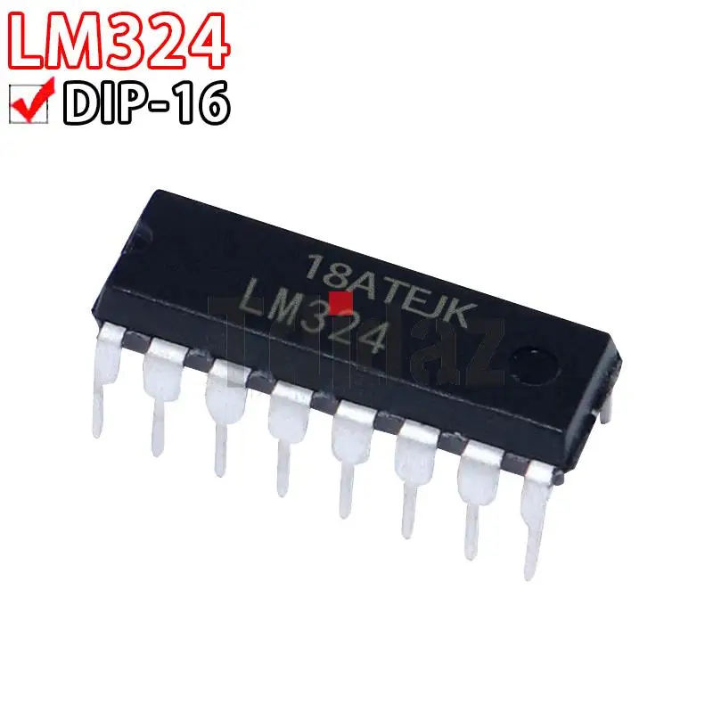 10 шт. LM324N LM324 DIP-14 LM339N LM339 LM224N LM319N LM348N LM359N LM380N LM2901N LM2902N LM2907N LM224 DIP-16 LM2901 LM2902