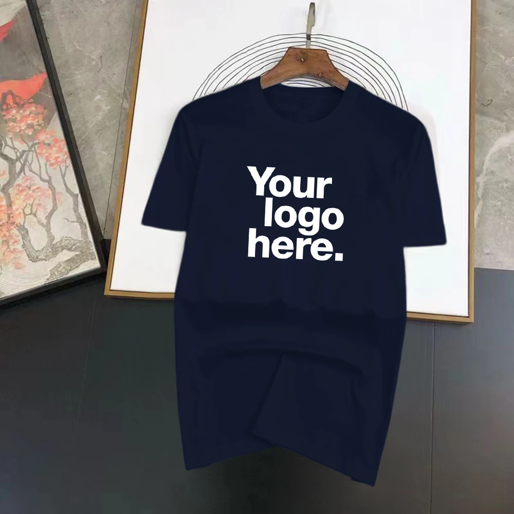 

Soft Cotton Short Sleeve T-shirt Men Women Custom Diy Tees Unisex Design Logo Print Top Quality Brand Tops Gifts Sports T Shirts