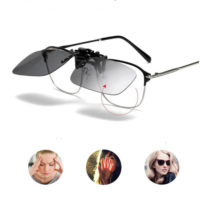 Очки водительские поляризационные с клипсой UV380