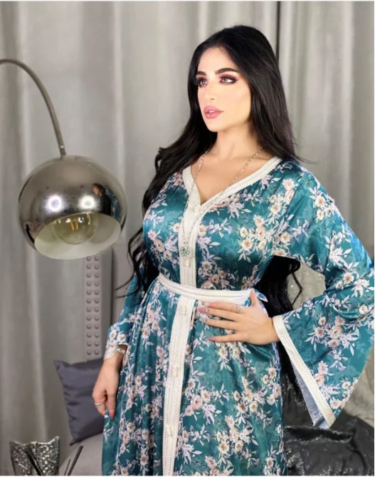 Muslim Abaya Dubai Turkey Hijab Dress Islam Clothing Turkish Dresses For Women Jilbab Vestidos Robe Musulman De Bal Femme Longue