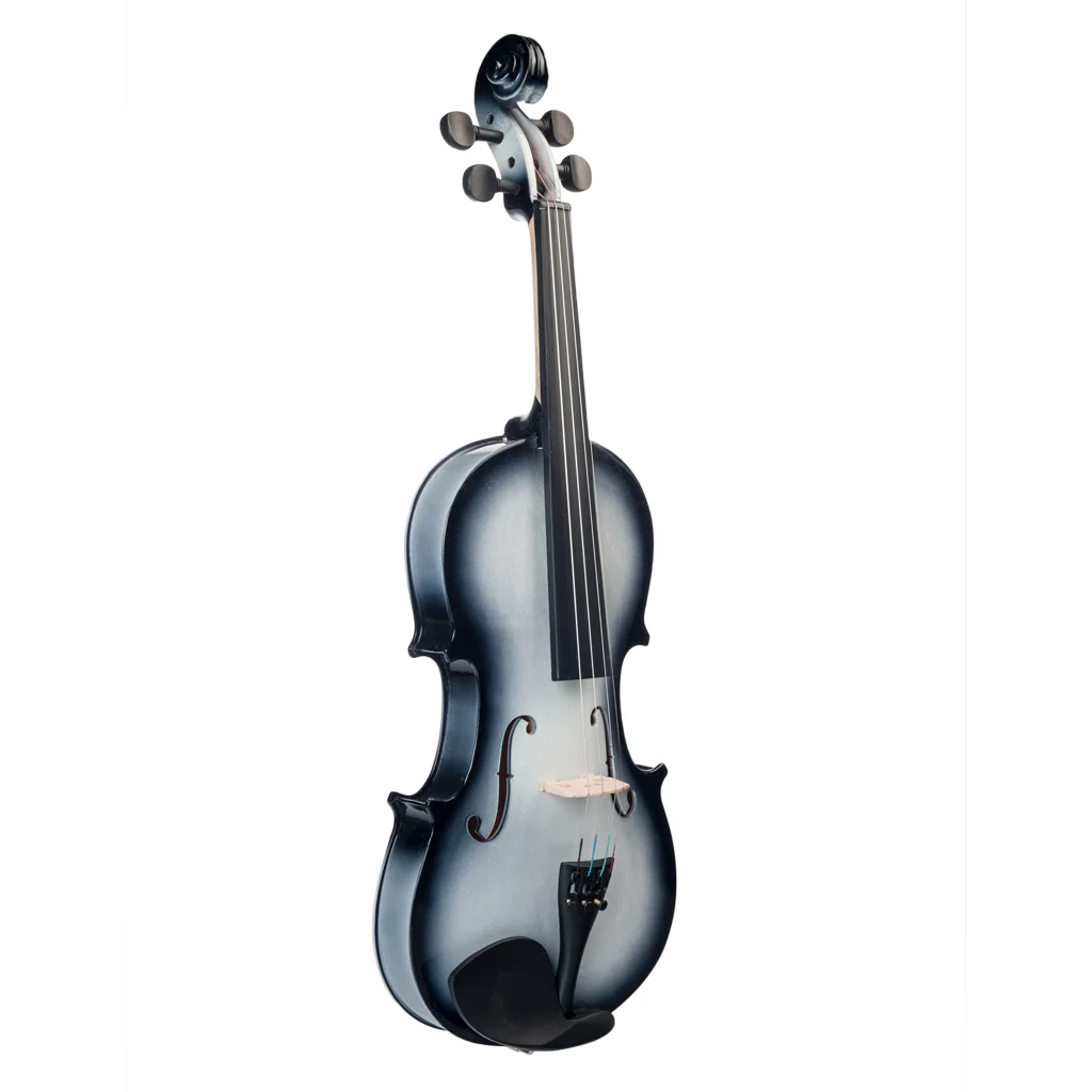 Music Gift Student Violin Fiddle Kit 1/2 1/8 1/4 3/4 Violin & High Gloss Finish Violin/Free Bow &Case &White Black Color Fiddle enlarge