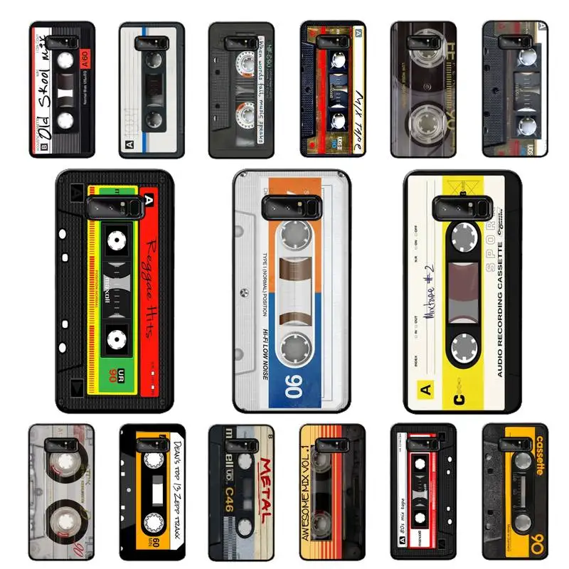 

MaiYaCa Vintage Magnetic Tape Cassette Phone Case for Samsung Note 5 7 8 9 10 20 pro plus lite ultra A21 12 02