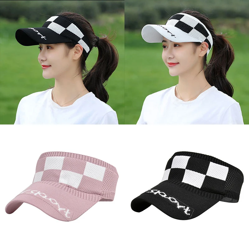 

Fashion Empty Top Hat Knitted Peaked Cap Sun Visor Hat Baseball cap Summer Casual Wide Brim UV Protection Unisex Beach Hats