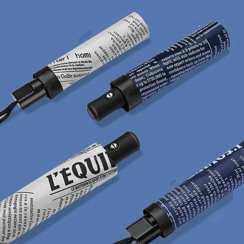 Автоматический зонт Мужская картина маслом искусственное черное покрытие