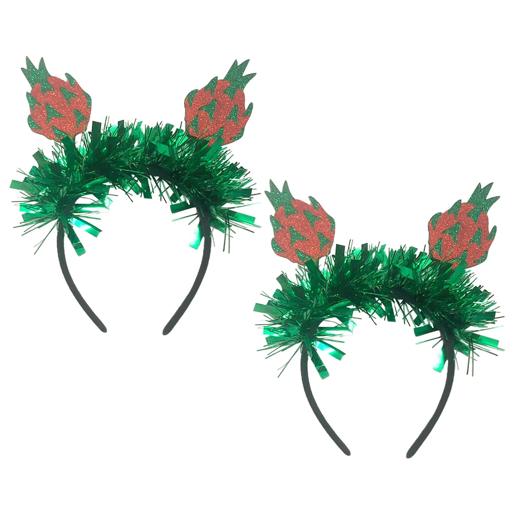 

2Pcs Fruit Styled Headband Adorable Hairband Party Hair Hair Decor (Green)