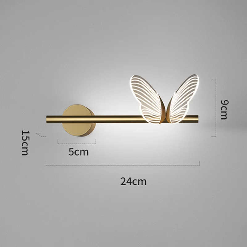 

Настенный светильник lyfs бабочки белый свет