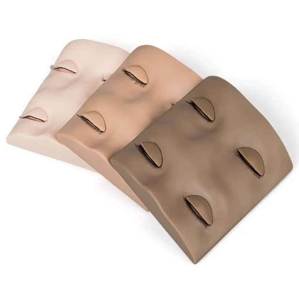 

Makeup Exercise Grafting Training Mannequin Head Reusable Silicone Head Beauty for Woman